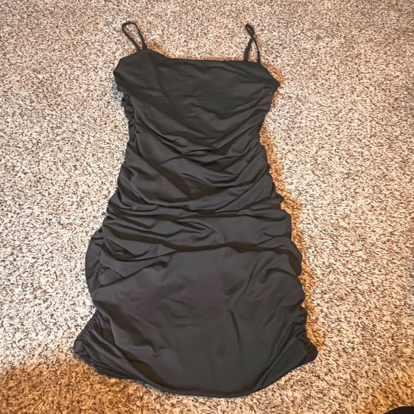Yissang Ruched Bodycon Dress Sleeveless Cocktail Party Dress XL‎ - Picture 1 of 6